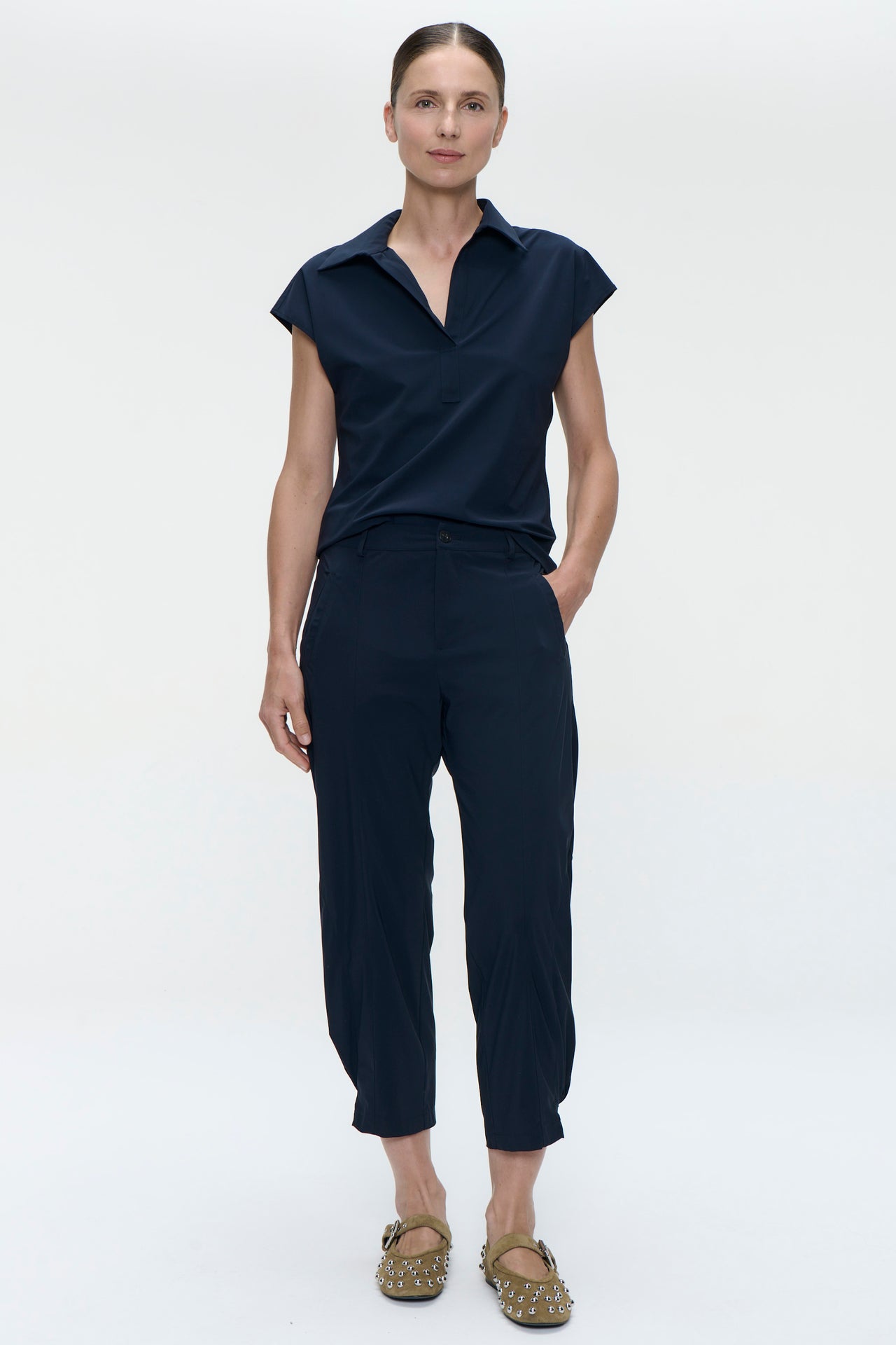 Kitty top technical jersey | Blue