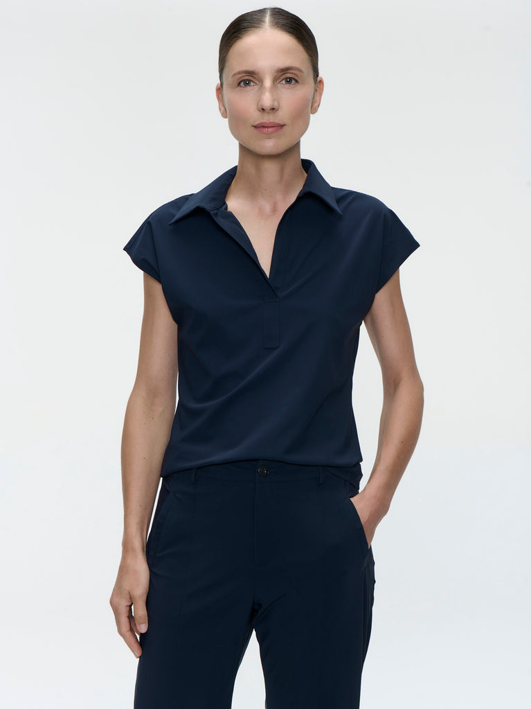 Kitty top technical jersey | Blue