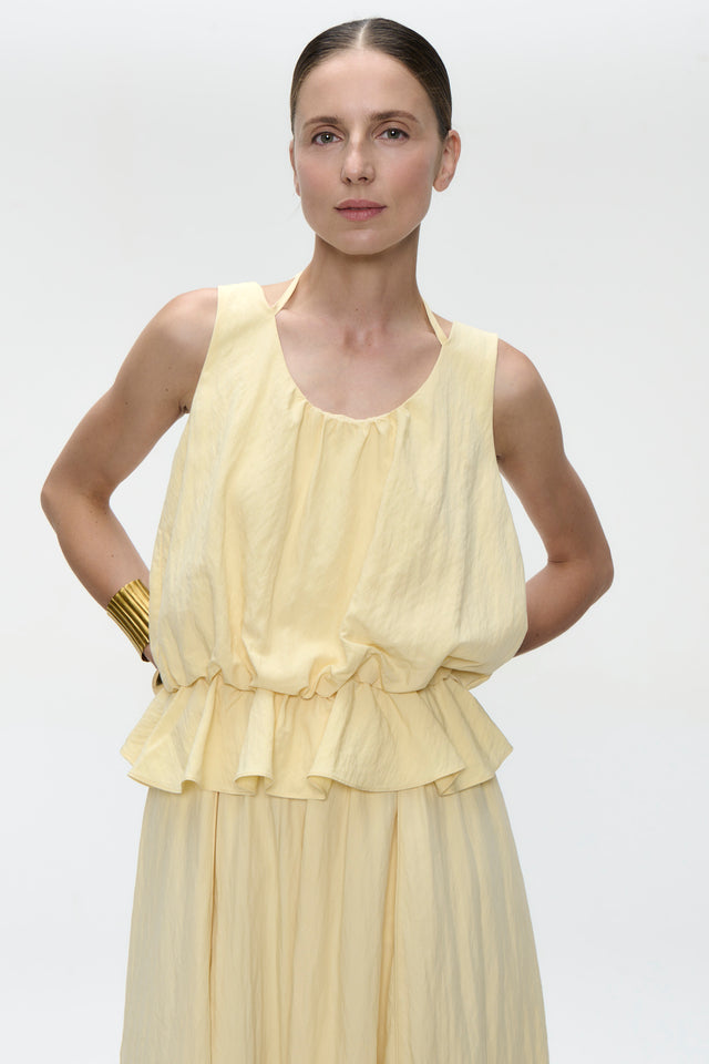 Sachi viscose top | Yellow