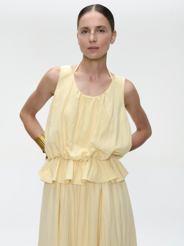 Sachi viscose top | Yellow