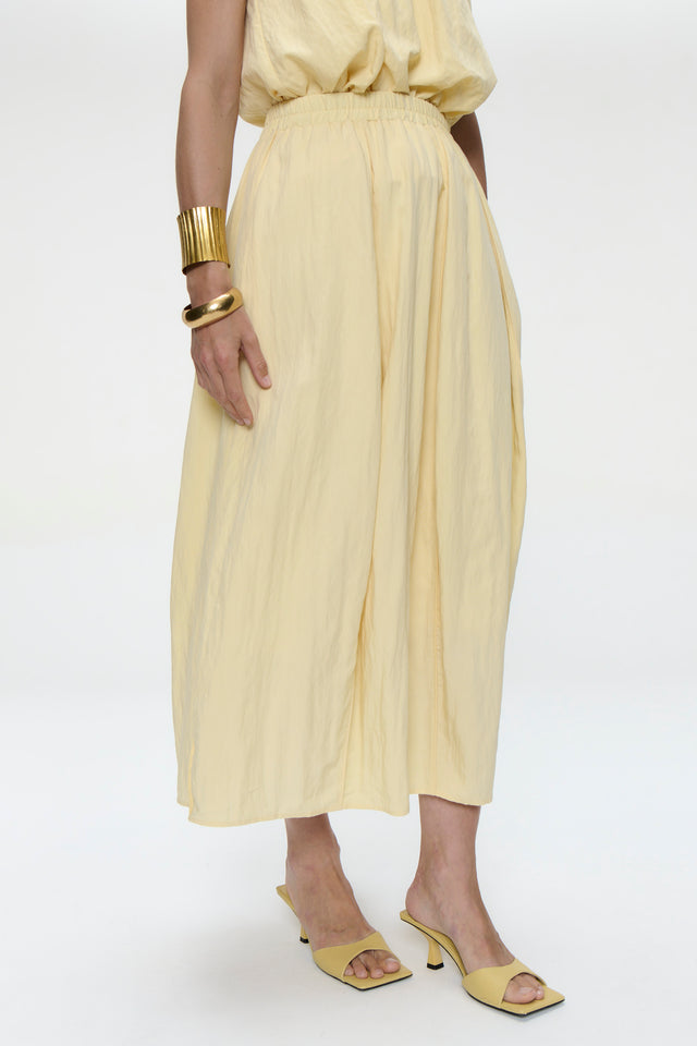 Reiki viscose skirt | Yellow