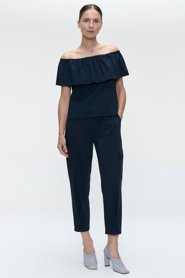 Diane top technical jersey | Blue