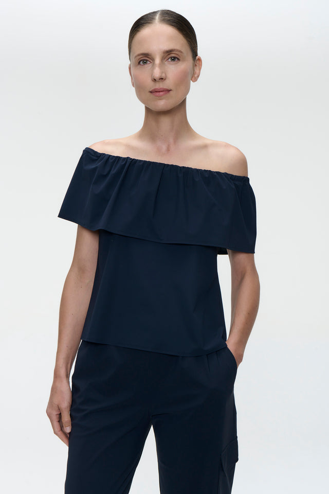 Diane top technical jersey | Blue