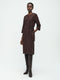 Marlou Dress Technical Jersey | Dark Brown