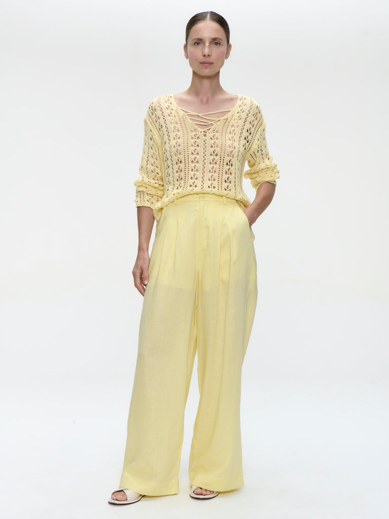 Summer Pullover E25102 | Yellow