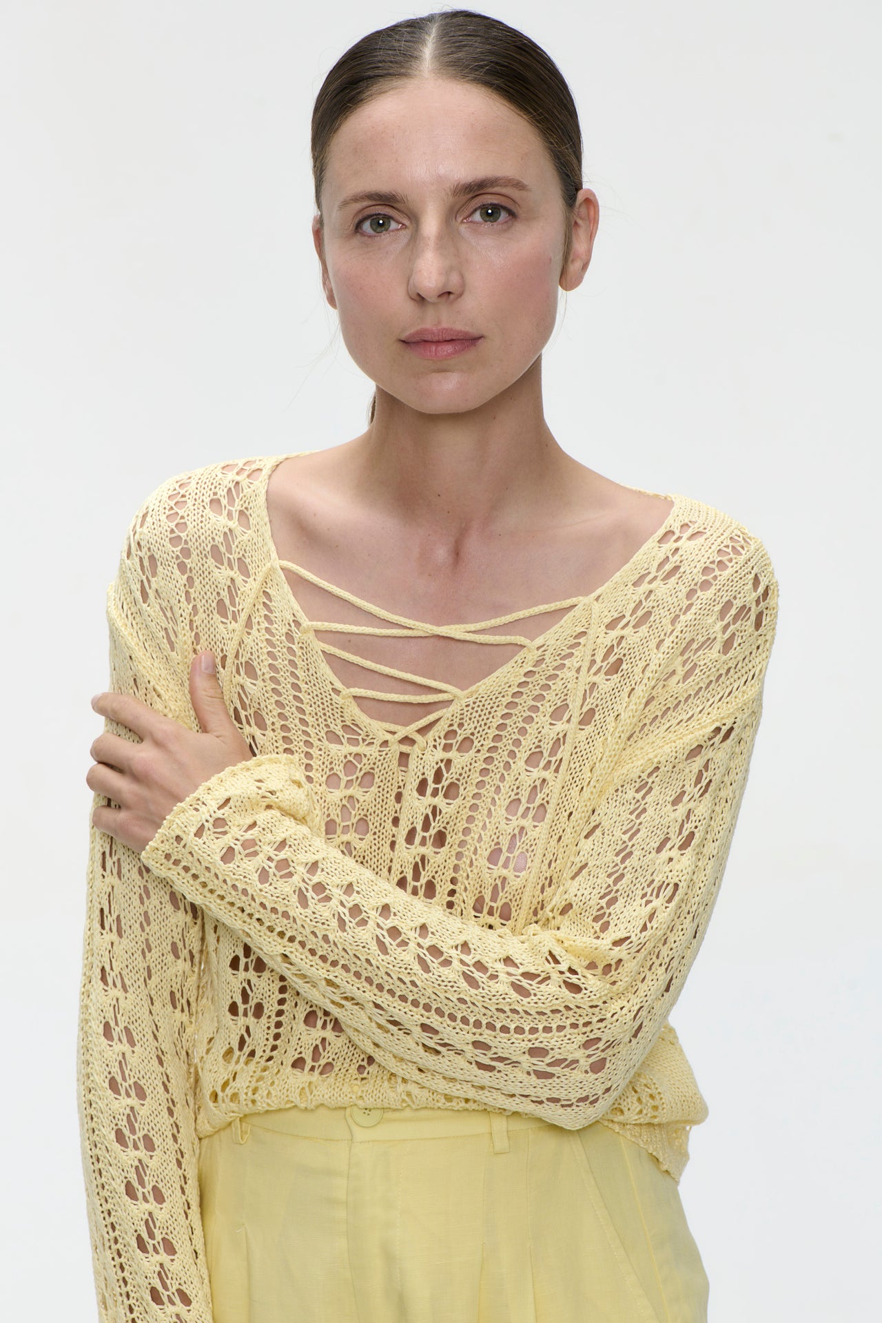 Summer Pullover E25102 | Yellow