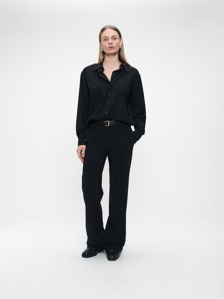 Ivona blouse technical jersey | Black