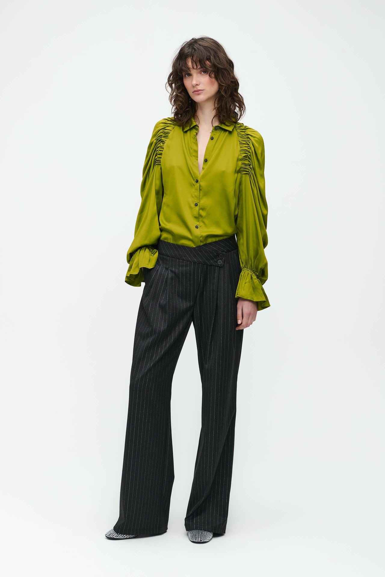 Mima Blouse | Oliva green