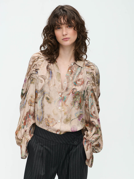 Mima Blouse | Beige