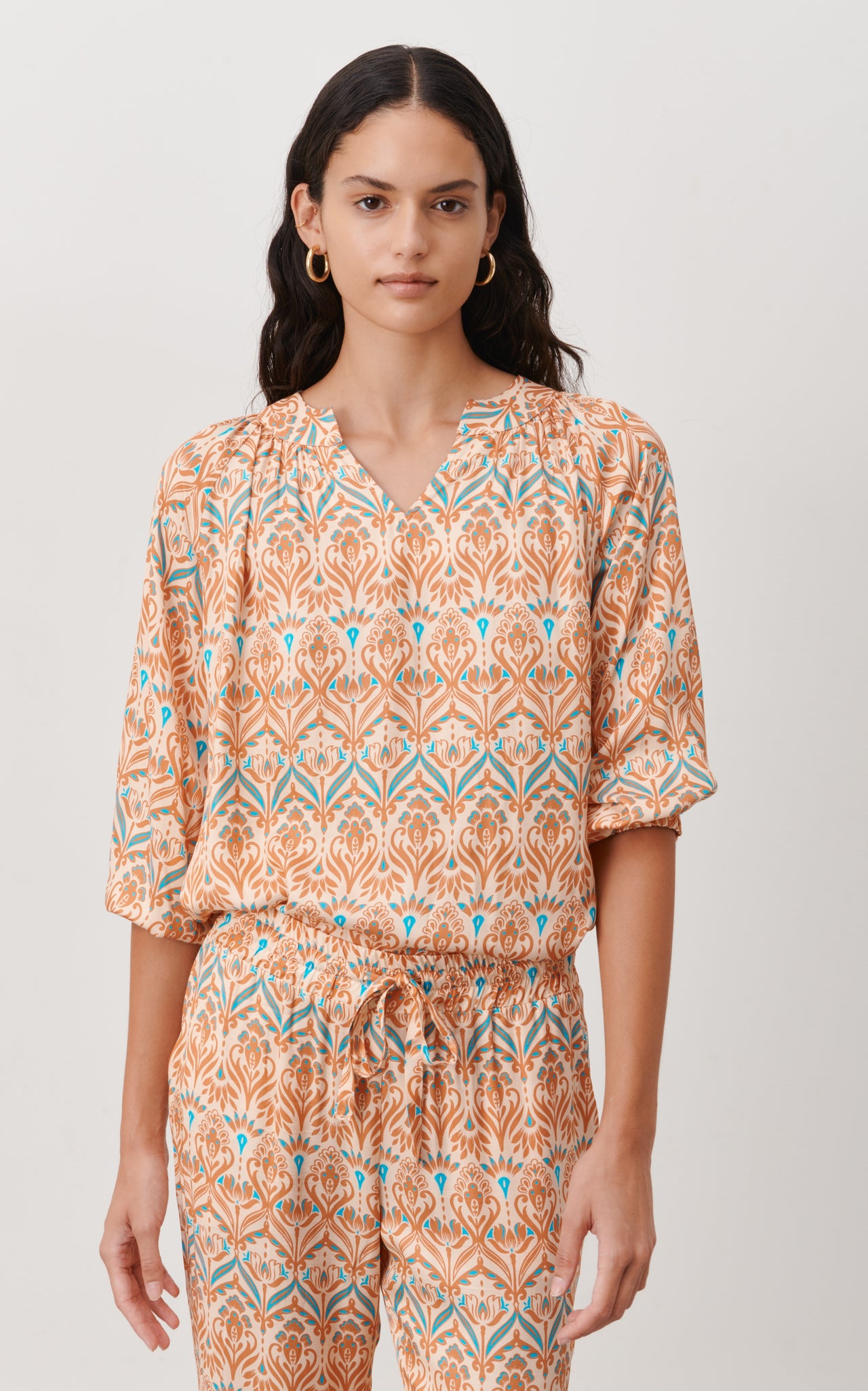 Wilma blouse technical jersey | White