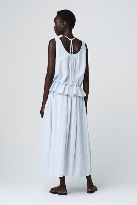 Reiki viscose skirt | Light Blue