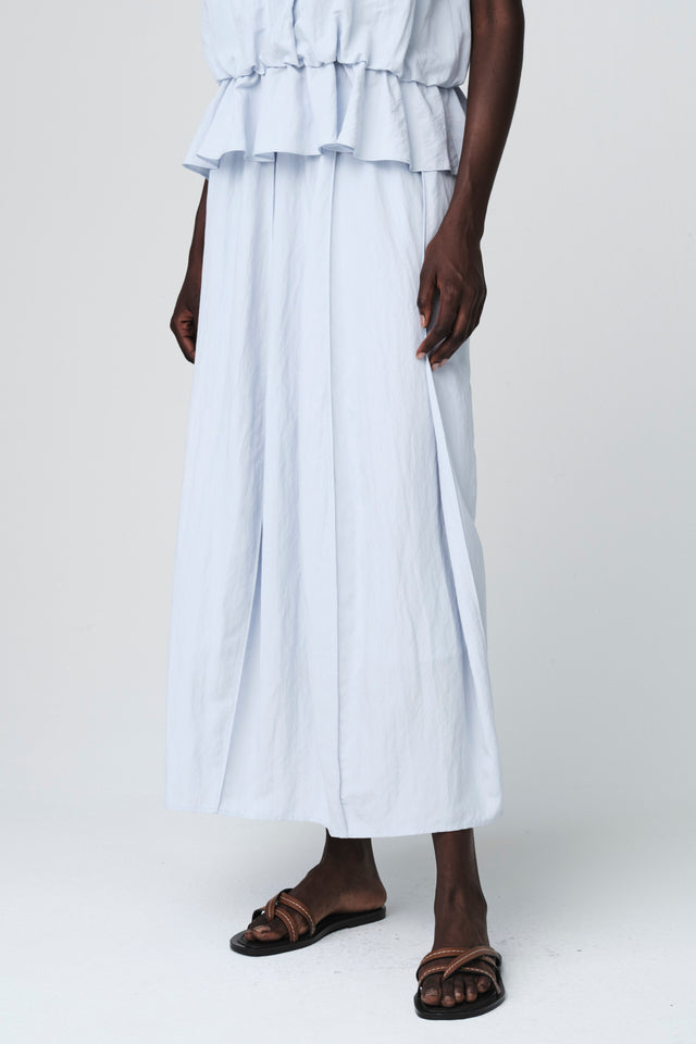 Reiki viscose skirt | Light Blue