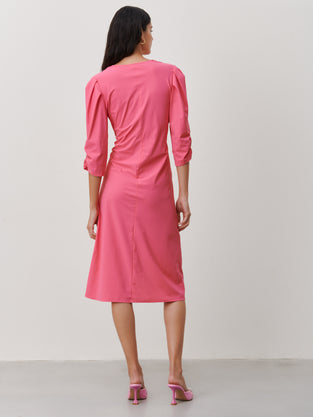 Hilde Dress Technical Jersey | Pink