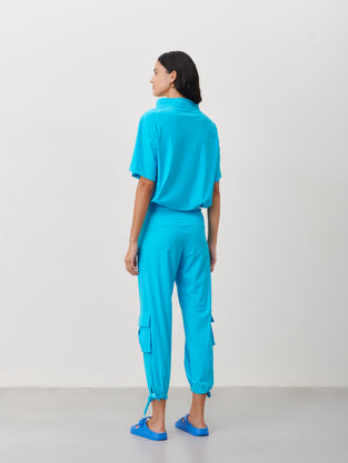 Trend Pants Technical Jersey | Light Blue