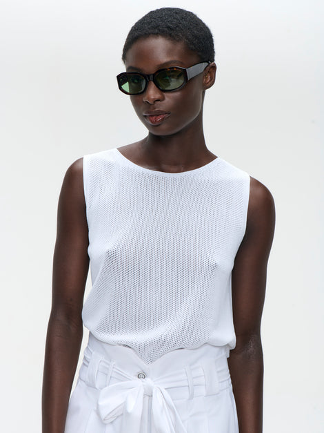 Viscose summer Top 501 | Bianco