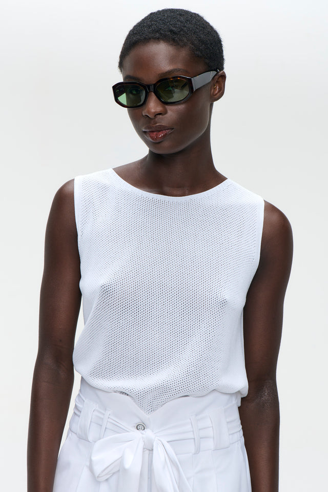 Viscose summer Top 501 | Bianco