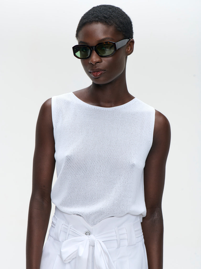 Viscose summer Top 501 | Bianco