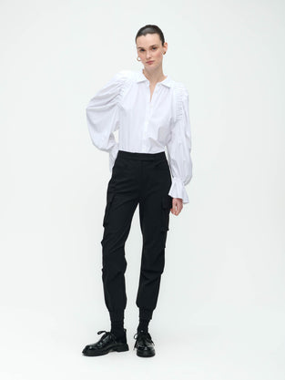 Marita Pants Technical Jersey | Black