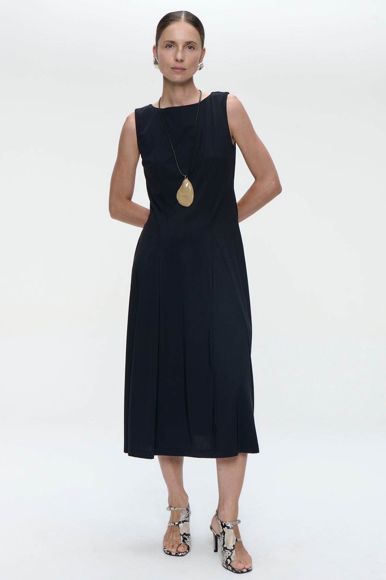Bonni dress technical jersey | Black
