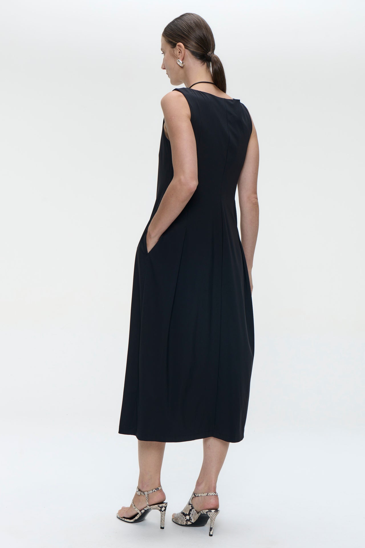 Bonni dress technical jersey | Black