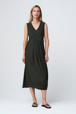 Almi dress technical jersey | Army