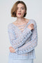 Summer Pullover E25102 | Light Blue
