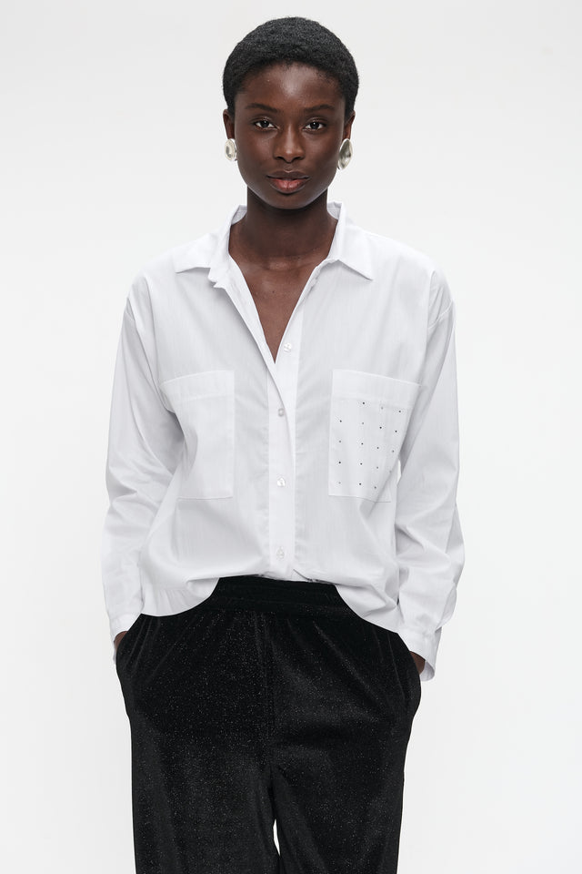 Lorenza polin blouse | White