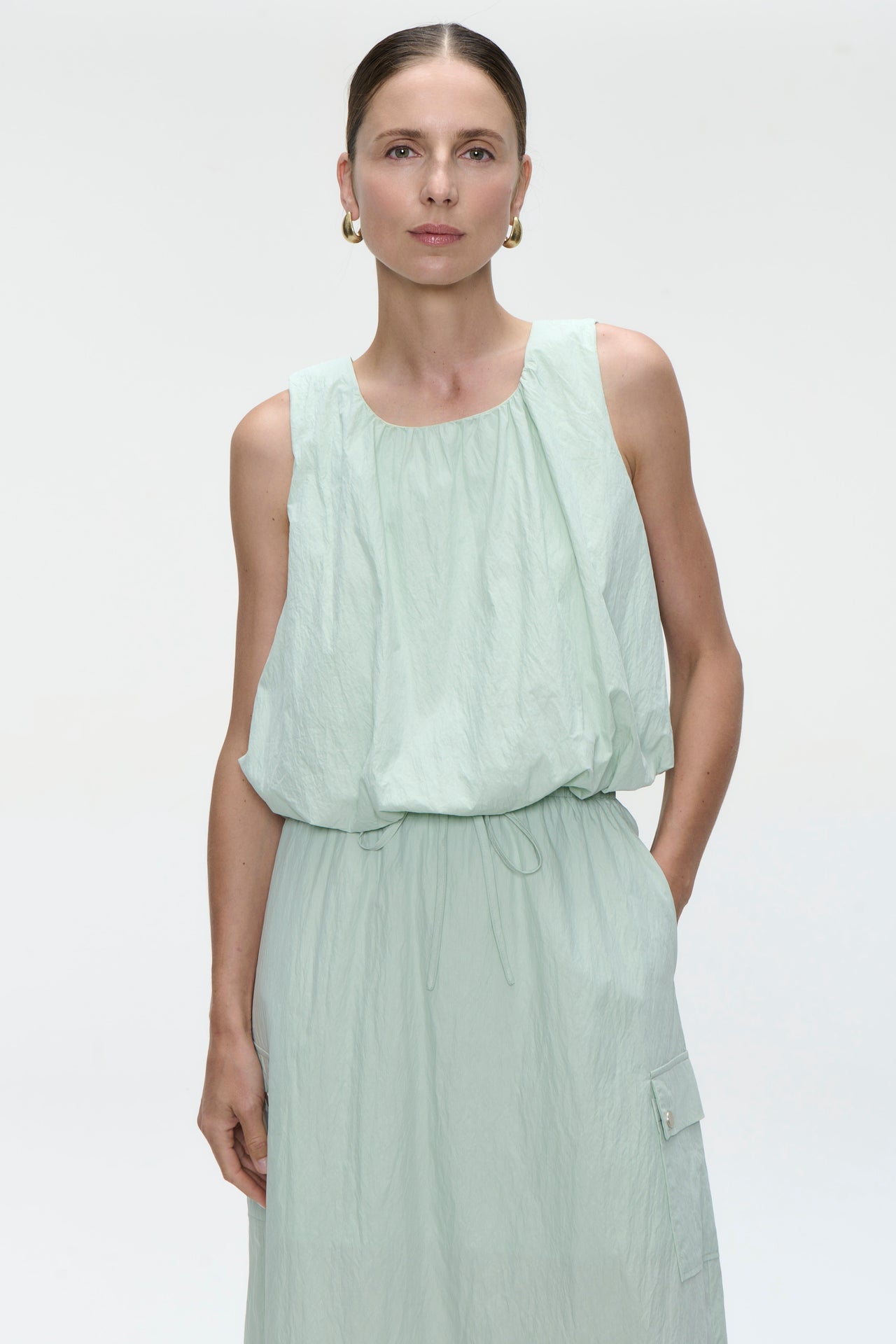 Nori cotton top | Aloe