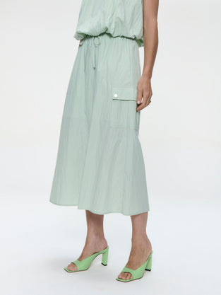 Oki cotton skirt | Aloe