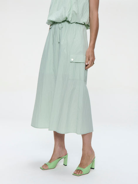Oki cotton skirt | Aloe