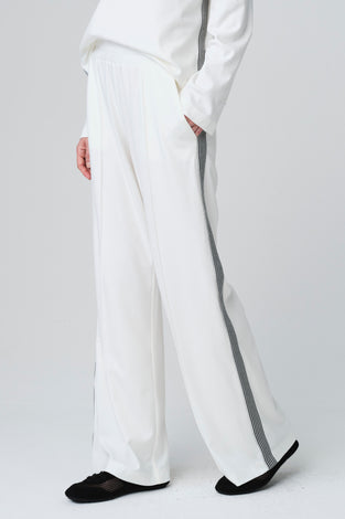 Lucifero pants soft Punto Milano jersay | Panna