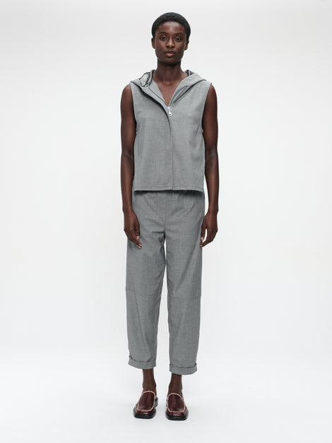 Jazmin viscose vest | Light grey
