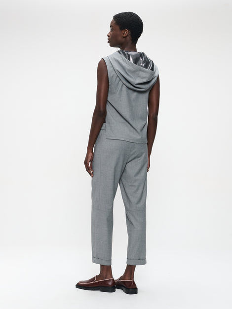 Daphne viscose pants | Light grey