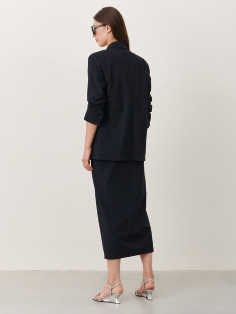 Laris Blazer Technical Jersey | Blue