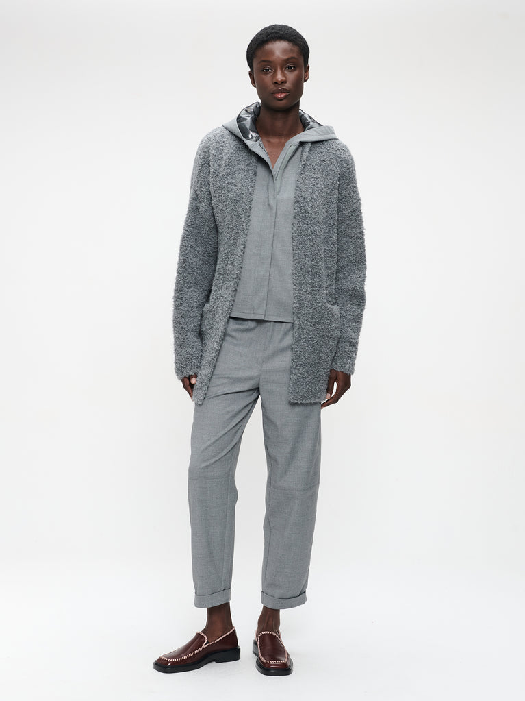 Cardigan boucle 25574 | Dark Grey