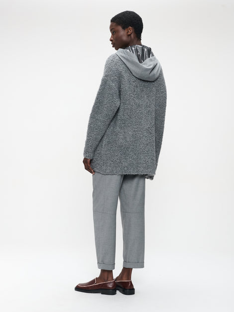 Cardigan boucle 25574 | Dark Grey