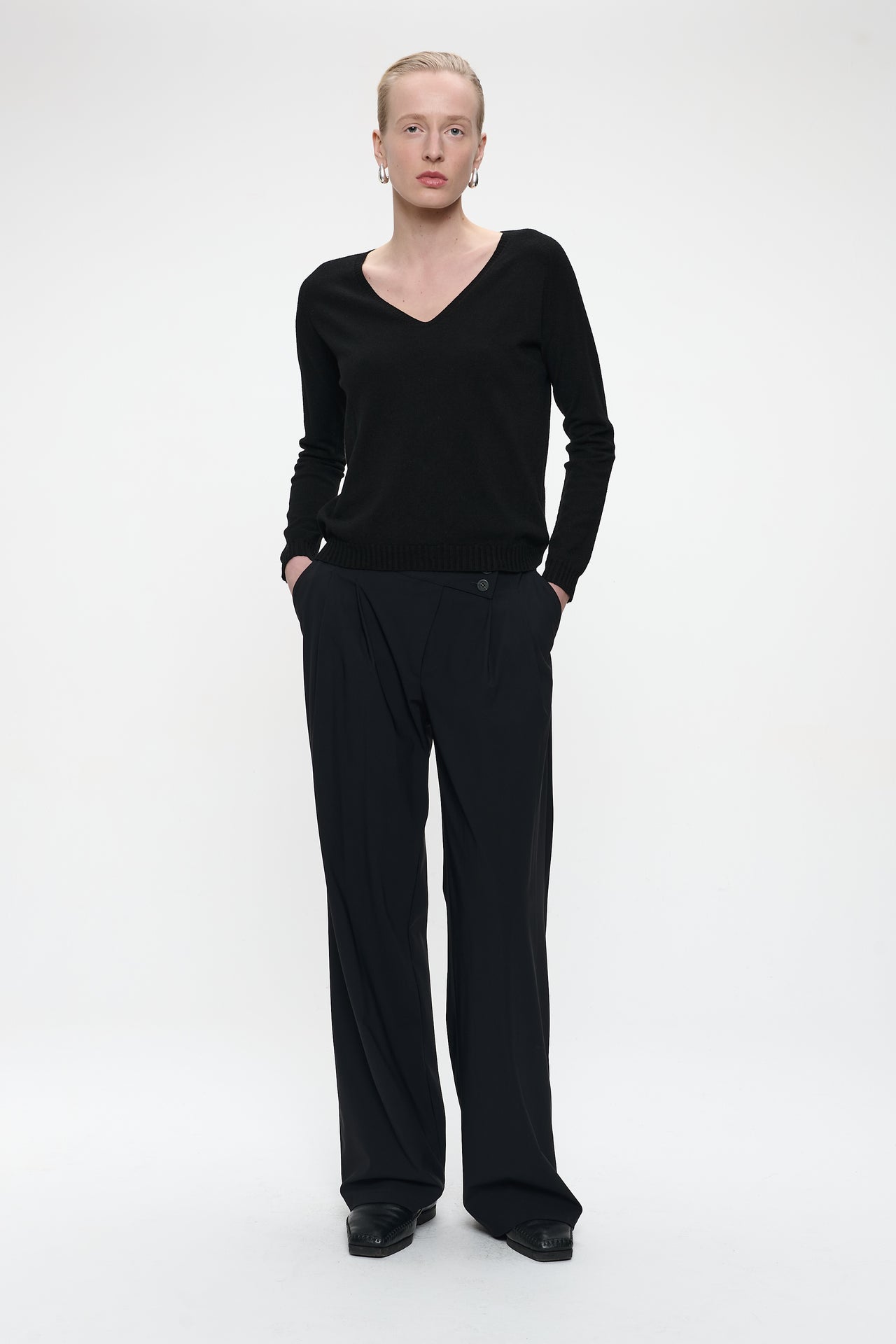 Pullover seamless viscose NB186 | Black