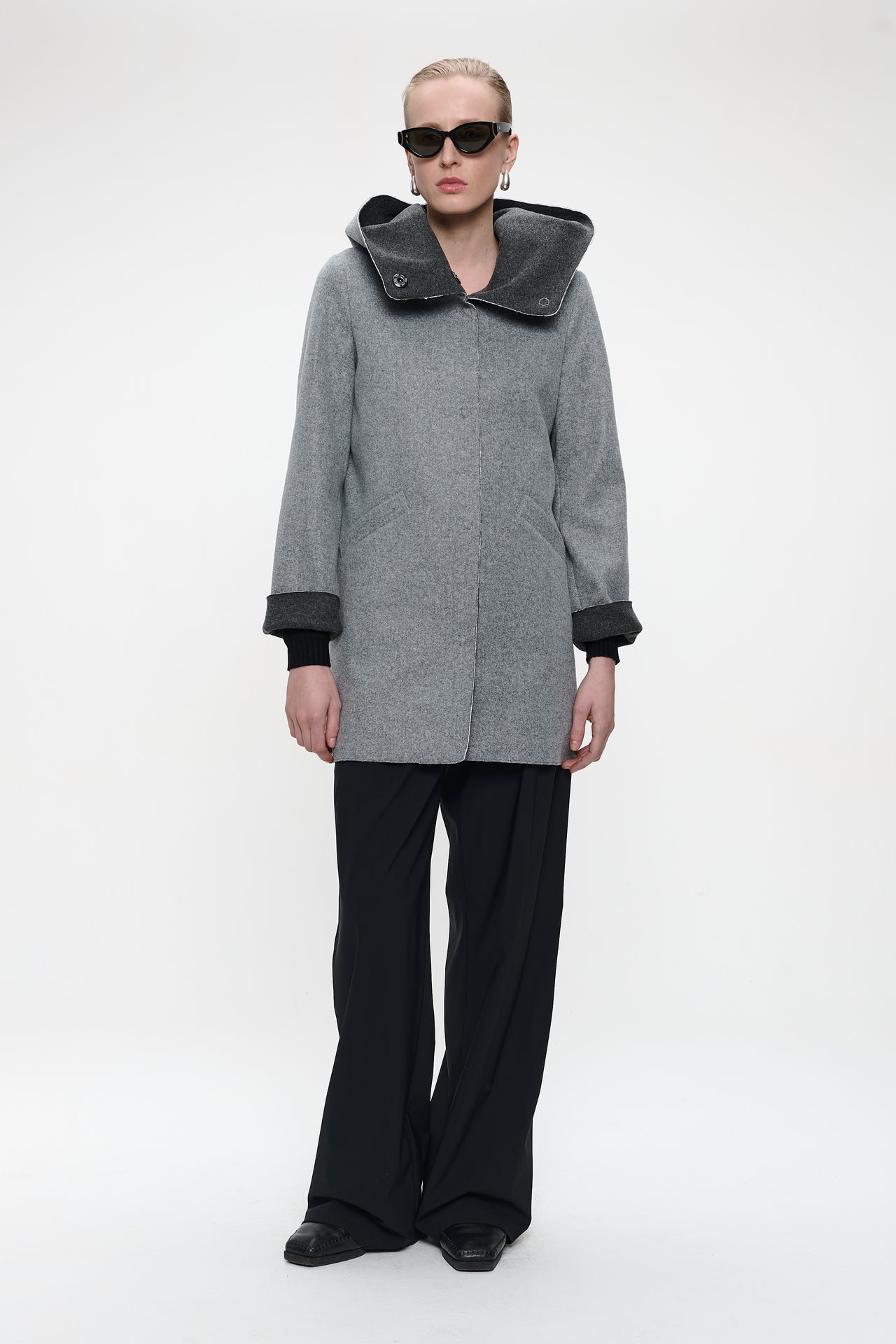 Irlanda hoody winter jacket | Grey