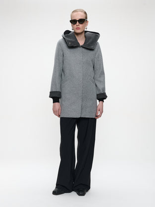 Irlanda hoody winter jacket | Grey