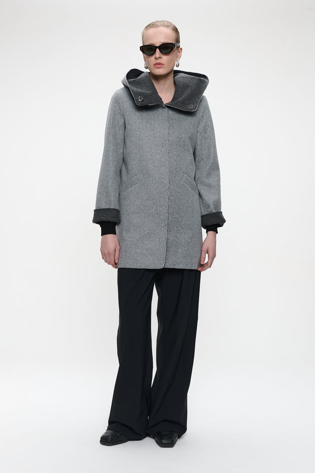 Irlanda hoody winter jacket | Grey