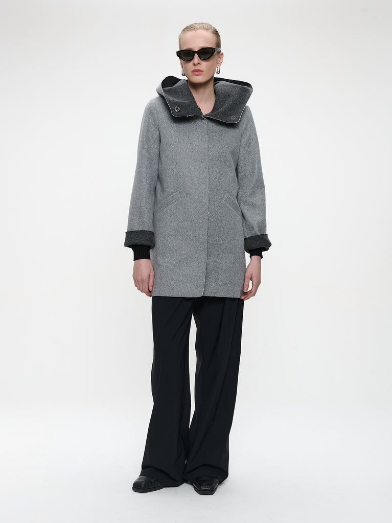 Irlanda hoody winter jacket | Grey