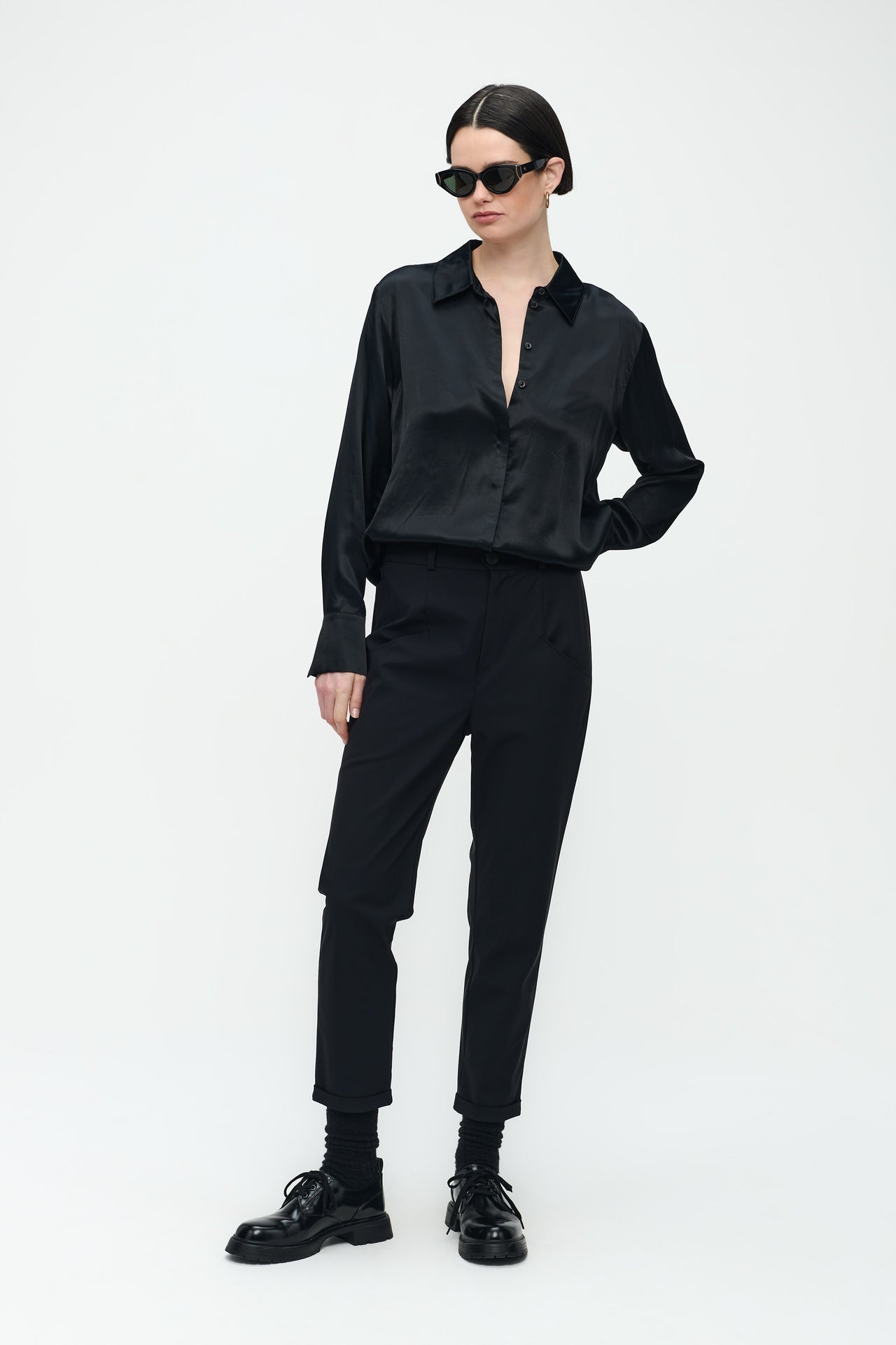 Sofi Viscose Blouse | Black