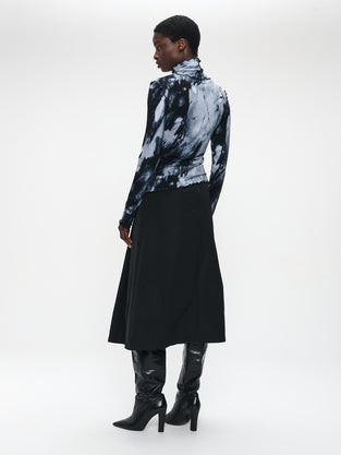 Janice allover print top | Allover