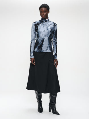 Janice allover print top | Allover