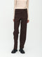 Angela Pants Technical Jersey | Dark Brown