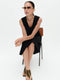 Annet dress technical jersey | Black