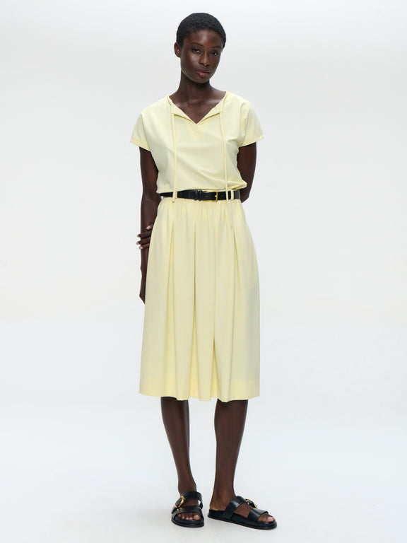 Timy skirt technical jersey | Yellow