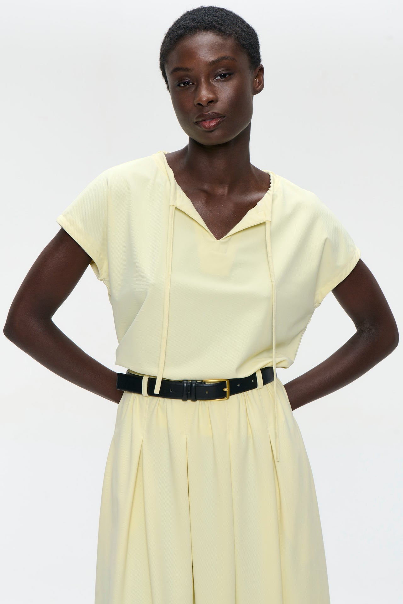 Carla top technical jersey | Yellow