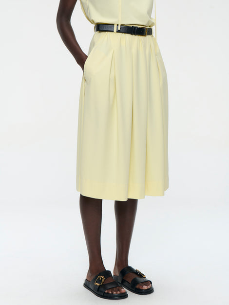 Timy skirt technical jersey | Yellow