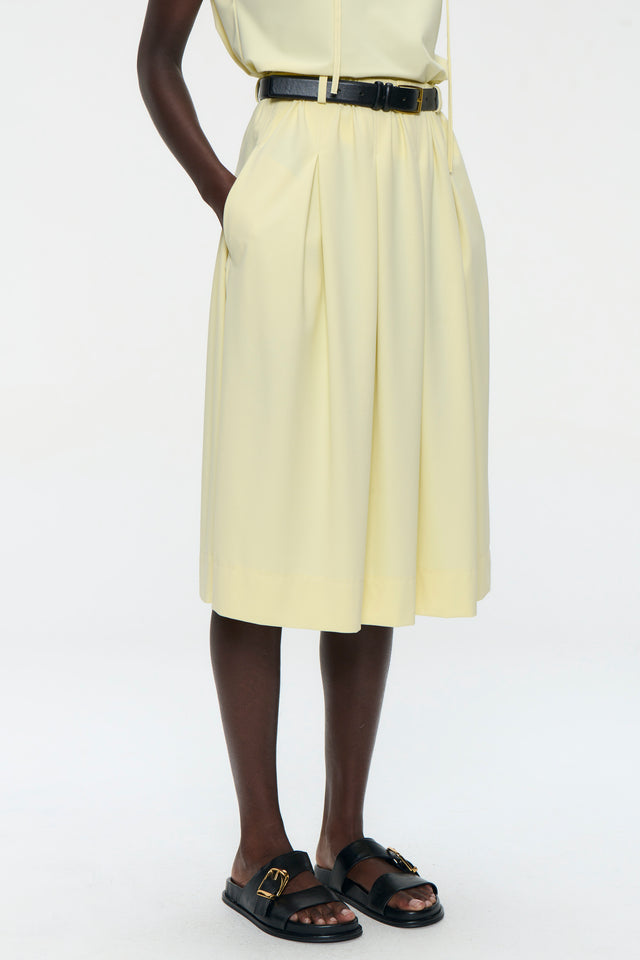 Timy skirt technical jersey | Yellow